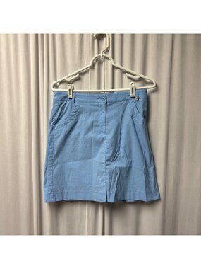 Golfino Womens Skort Size 6 Light Blue Golf Athleisure Skirt Shorts